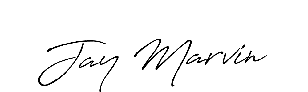 Also we have Jay Marvin name is the best signature style. Create professional handwritten signature collection using Antro_Vectra_Bolder autograph style. Jay Marvin signature style 7 images and pictures png