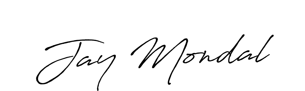 Once you've used our free online signature maker to create your best signature Antro_Vectra_Bolder style, it's time to enjoy all of the benefits that Jay Mondal name signing documents. Jay Mondal signature style 7 images and pictures png