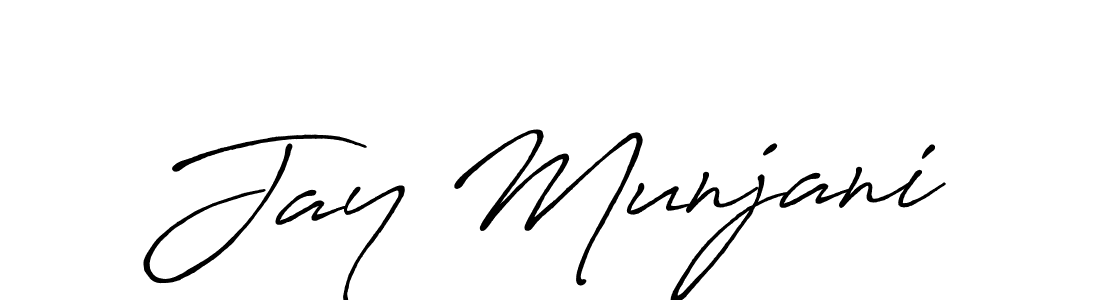 Once you've used our free online signature maker to create your best signature Antro_Vectra_Bolder style, it's time to enjoy all of the benefits that Jay Munjani name signing documents. Jay Munjani signature style 7 images and pictures png