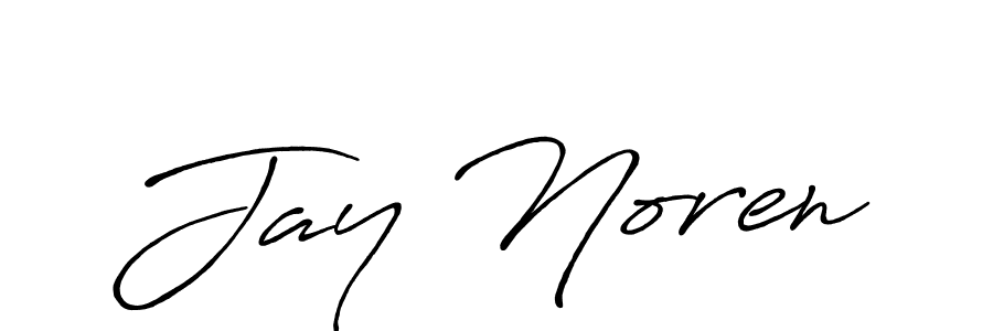 Make a beautiful signature design for name Jay Noren. With this signature (Antro_Vectra_Bolder) style, you can create a handwritten signature for free. Jay Noren signature style 7 images and pictures png