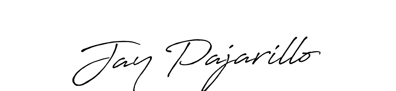 Use a signature maker to create a handwritten signature online. With this signature software, you can design (Antro_Vectra_Bolder) your own signature for name Jay Pajarillo. Jay Pajarillo signature style 7 images and pictures png