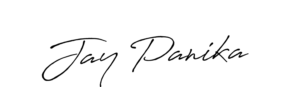 Once you've used our free online signature maker to create your best signature Antro_Vectra_Bolder style, it's time to enjoy all of the benefits that Jay Panika name signing documents. Jay Panika signature style 7 images and pictures png