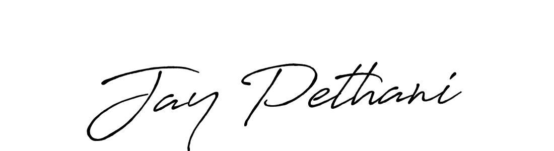 Make a beautiful signature design for name Jay Pethani. Use this online signature maker to create a handwritten signature for free. Jay Pethani signature style 7 images and pictures png