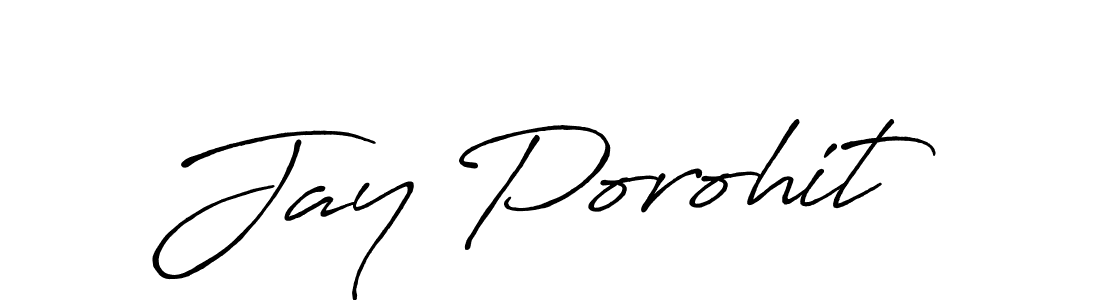 You should practise on your own different ways (Antro_Vectra_Bolder) to write your name (Jay Porohit) in signature. don't let someone else do it for you. Jay Porohit signature style 7 images and pictures png