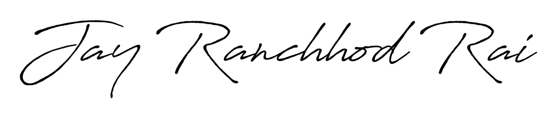 Stand out with a creative autograph for Jay Ranchhod Rai. The Antro_Vectra_Bolder styling blends modern aesthetics with classic signature flourishes. Jay Ranchhod Rai signature style 7 images and pictures png