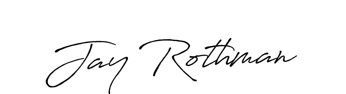 Design your own signature with our free online signature maker. With this signature software, you can create a handwritten (Antro_Vectra_Bolder) signature for name Jay Rothman. Jay Rothman signature style 7 images and pictures png