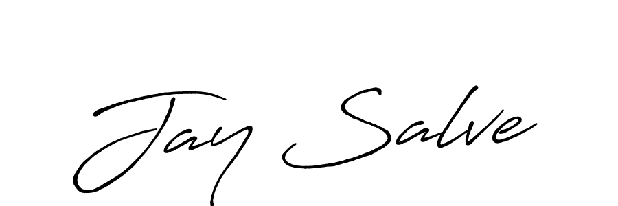 Make a beautiful signature design for name Jay Salve. With this signature (Antro_Vectra_Bolder) style, you can create a handwritten signature for free. Jay Salve signature style 7 images and pictures png