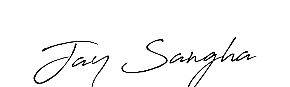 Once you've used our free online signature maker to create your best signature Antro_Vectra_Bolder style, it's time to enjoy all of the benefits that Jay Sangha name signing documents. Jay Sangha signature style 7 images and pictures png
