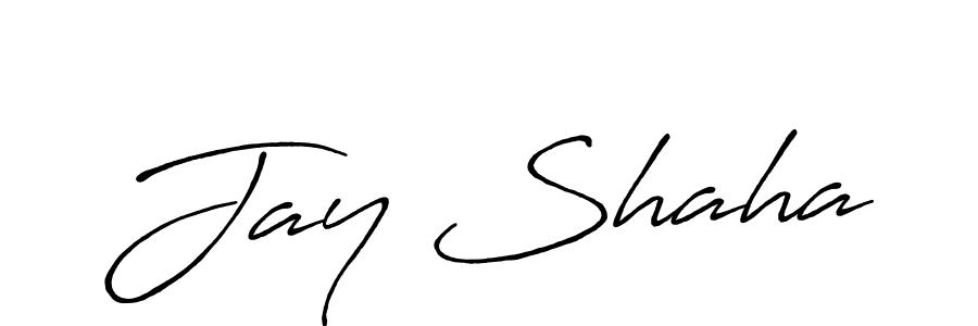 How to make Jay Shaha signature? Antro_Vectra_Bolder is a professional autograph style. Create handwritten signature for Jay Shaha name. Jay Shaha signature style 7 images and pictures png