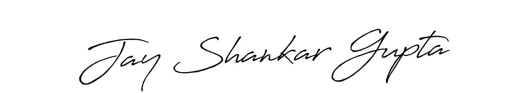 How to make Jay Shankar Gupta signature? Antro_Vectra_Bolder is a professional autograph style. Create handwritten signature for Jay Shankar Gupta name. Jay Shankar Gupta signature style 7 images and pictures png