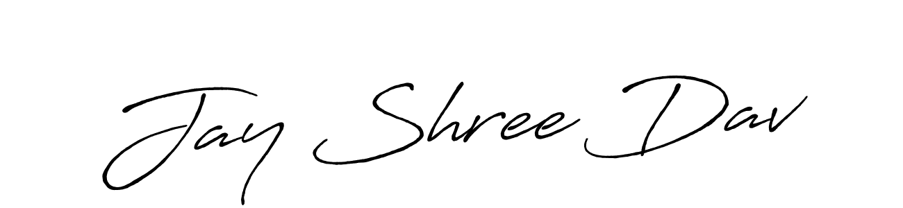 It looks lik you need a new signature style for name Jay Shree Dav. Design unique handwritten (Antro_Vectra_Bolder) signature with our free signature maker in just a few clicks. Jay Shree Dav signature style 7 images and pictures png