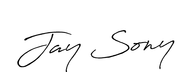 The best way (Antro_Vectra_Bolder) to make a short signature is to pick only two or three words in your name. The name Jay Sony include a total of six letters. For converting this name. Jay Sony signature style 7 images and pictures png
