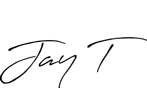 Similarly Antro_Vectra_Bolder is the best handwritten signature design. Signature creator online .You can use it as an online autograph creator for name Jay T. Jay T signature style 7 images and pictures png