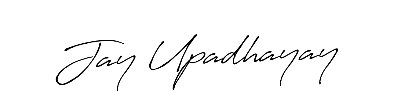 Also we have Jay Upadhayay name is the best signature style. Create professional handwritten signature collection using Antro_Vectra_Bolder autograph style. Jay Upadhayay signature style 7 images and pictures png