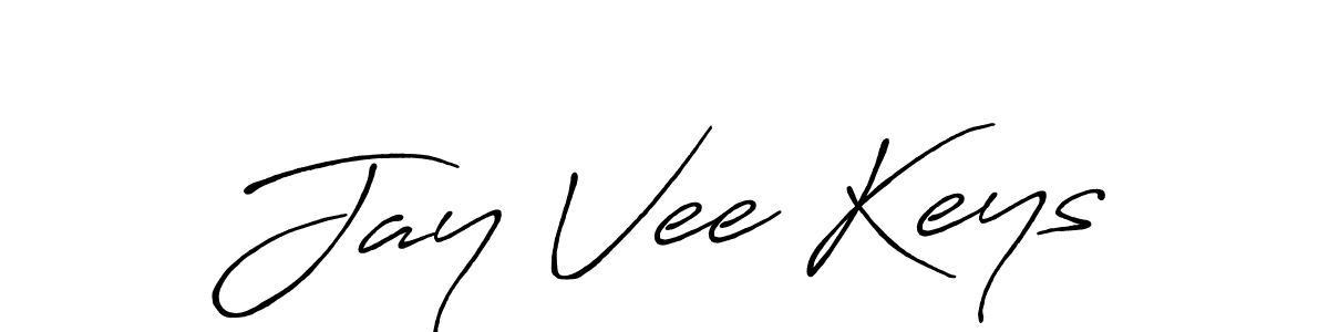 Also we have Jay Vee Keys name is the best signature style. Create professional handwritten signature collection using Antro_Vectra_Bolder autograph style. Jay Vee Keys signature style 7 images and pictures png