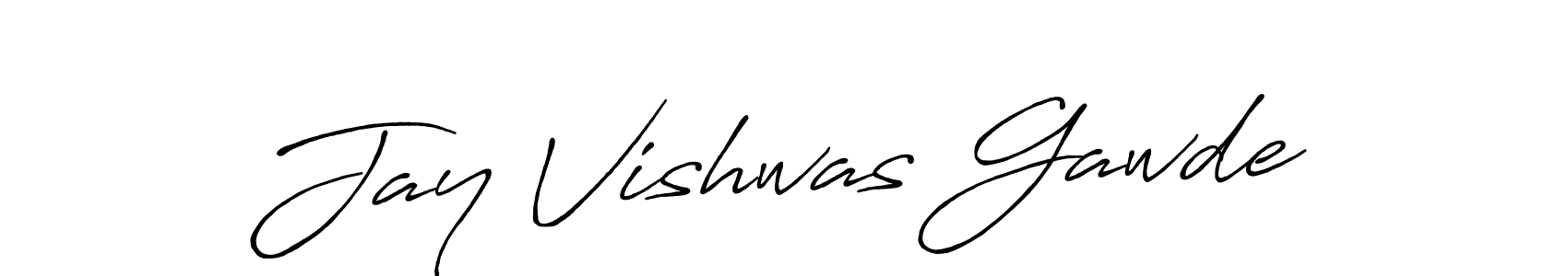 Make a beautiful signature design for name Jay Vishwas Gawde. Use this online signature maker to create a handwritten signature for free. Jay Vishwas Gawde signature style 7 images and pictures png