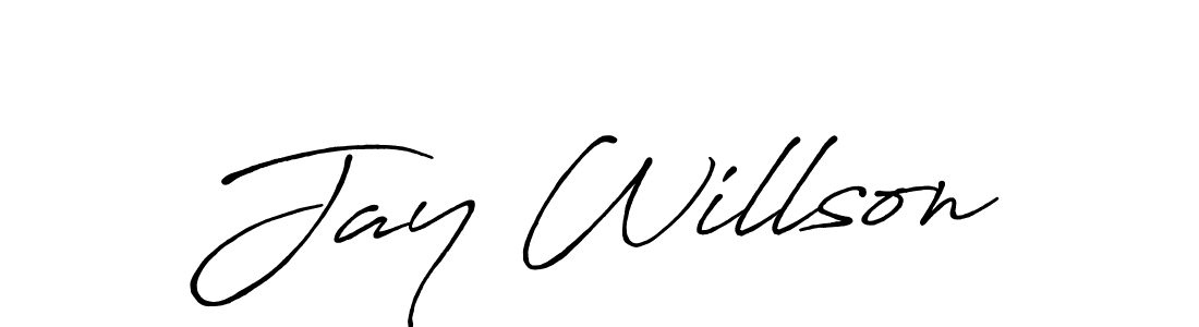 Antro_Vectra_Bolder is a professional signature style that is perfect for those who want to add a touch of class to their signature. It is also a great choice for those who want to make their signature more unique. Get Jay Willson name to fancy signature for free. Jay Willson signature style 7 images and pictures png