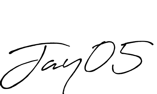 It looks lik you need a new signature style for name Jay05. Design unique handwritten (Antro_Vectra_Bolder) signature with our free signature maker in just a few clicks. Jay05 signature style 7 images and pictures png