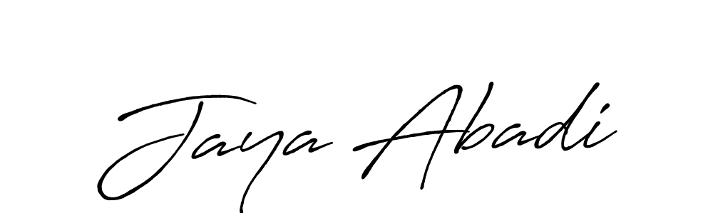 Make a beautiful signature design for name Jaya Abadi. Use this online signature maker to create a handwritten signature for free. Jaya Abadi signature style 7 images and pictures png