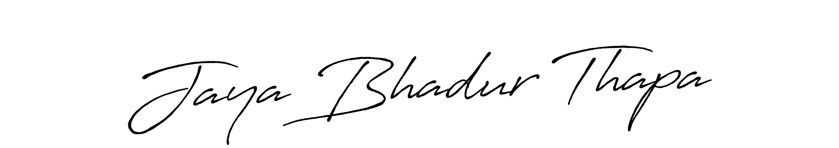 Make a short Jaya Bhadur Thapa signature style. Manage your documents anywhere anytime using Antro_Vectra_Bolder. Create and add eSignatures, submit forms, share and send files easily. Jaya Bhadur Thapa signature style 7 images and pictures png