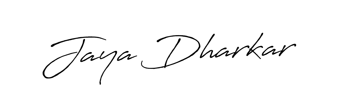 Make a short Jaya Dharkar signature style. Manage your documents anywhere anytime using Antro_Vectra_Bolder. Create and add eSignatures, submit forms, share and send files easily. Jaya Dharkar signature style 7 images and pictures png