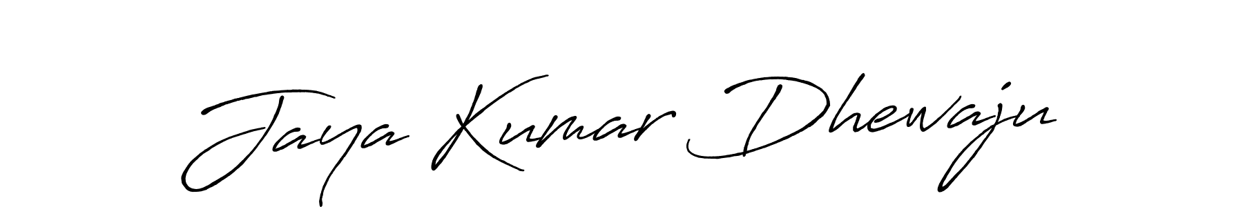 Jaya Kumar Dhewaju stylish signature style. Best Handwritten Sign (Antro_Vectra_Bolder) for my name. Handwritten Signature Collection Ideas for my name Jaya Kumar Dhewaju. Jaya Kumar Dhewaju signature style 7 images and pictures png