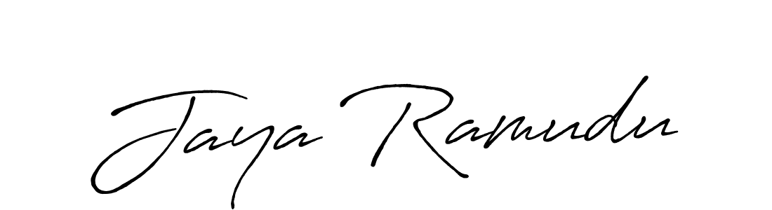 Make a short Jaya Ramudu signature style. Manage your documents anywhere anytime using Antro_Vectra_Bolder. Create and add eSignatures, submit forms, share and send files easily. Jaya Ramudu signature style 7 images and pictures png