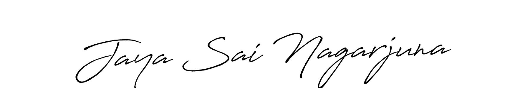 Antro_Vectra_Bolder is a professional signature style that is perfect for those who want to add a touch of class to their signature. It is also a great choice for those who want to make their signature more unique. Get Jaya Sai Nagarjuna name to fancy signature for free. Jaya Sai Nagarjuna signature style 7 images and pictures png