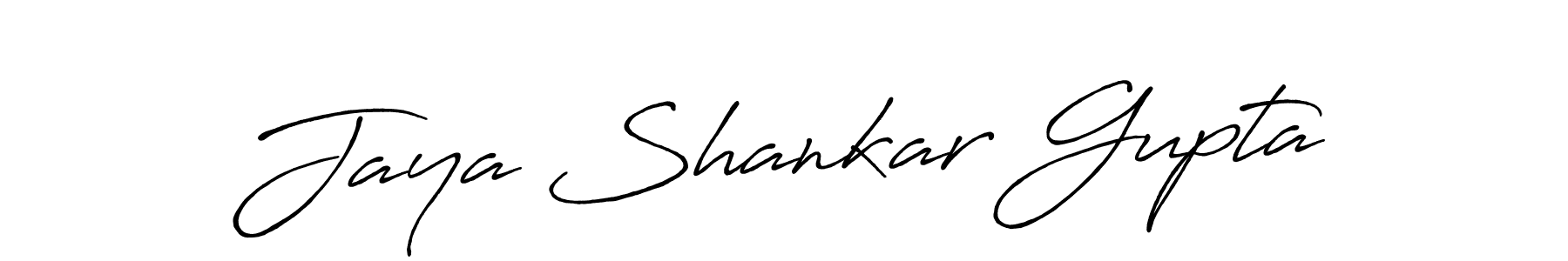 Also we have Jaya Shankar Gupta name is the best signature style. Create professional handwritten signature collection using Antro_Vectra_Bolder autograph style. Jaya Shankar Gupta signature style 7 images and pictures png