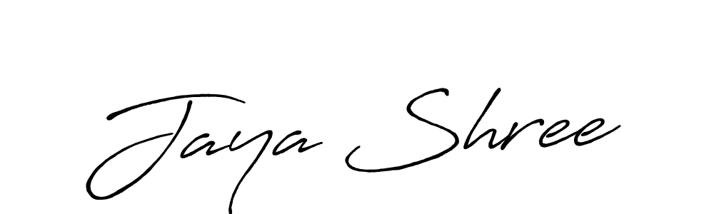 Antro_Vectra_Bolder is a professional signature style that is perfect for those who want to add a touch of class to their signature. It is also a great choice for those who want to make their signature more unique. Get Jaya Shree name to fancy signature for free. Jaya Shree signature style 7 images and pictures png