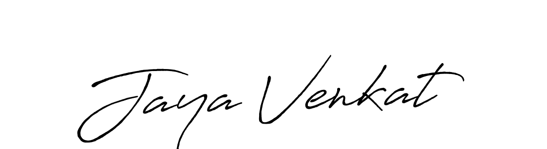 How to make Jaya Venkat signature? Antro_Vectra_Bolder is a professional autograph style. Create handwritten signature for Jaya Venkat name. Jaya Venkat signature style 7 images and pictures png