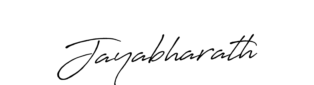 Design your own signature with our free online signature maker. With this signature software, you can create a handwritten (Antro_Vectra_Bolder) signature for name Jayabharath. Jayabharath signature style 7 images and pictures png