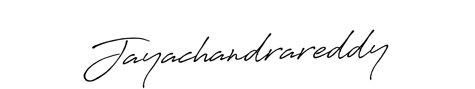 How to make Jayachandrareddy signature? Antro_Vectra_Bolder is a professional autograph style. Create handwritten signature for Jayachandrareddy name. Jayachandrareddy signature style 7 images and pictures png