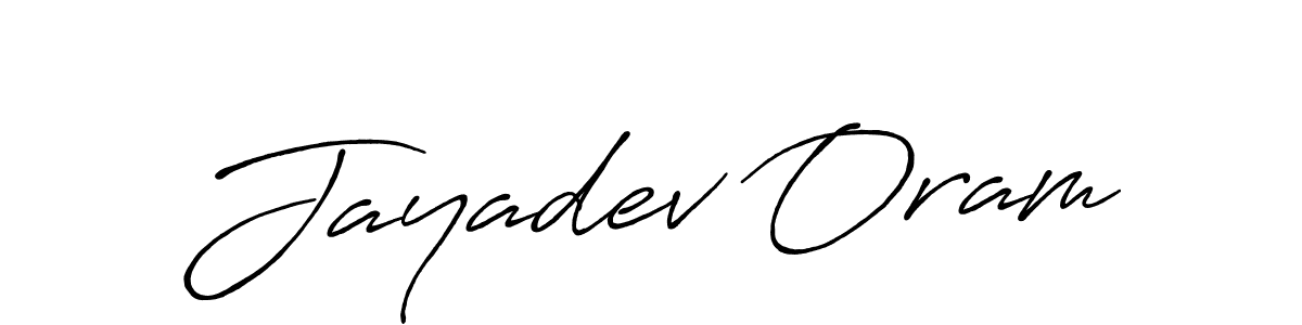 The best way (Antro_Vectra_Bolder) to make a short signature is to pick only two or three words in your name. The name Jayadev Oram include a total of six letters. For converting this name. Jayadev Oram signature style 7 images and pictures png