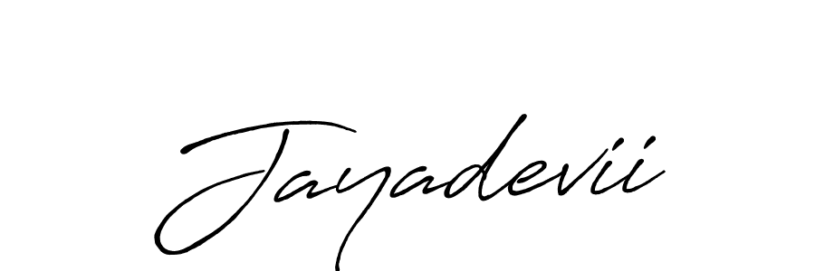 The best way (Antro_Vectra_Bolder) to make a short signature is to pick only two or three words in your name. The name Jayadevii include a total of six letters. For converting this name. Jayadevii signature style 7 images and pictures png