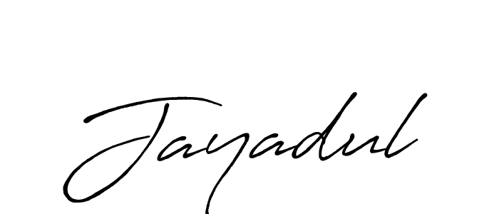 Jayadul stylish signature style. Best Handwritten Sign (Antro_Vectra_Bolder) for my name. Handwritten Signature Collection Ideas for my name Jayadul. Jayadul signature style 7 images and pictures png