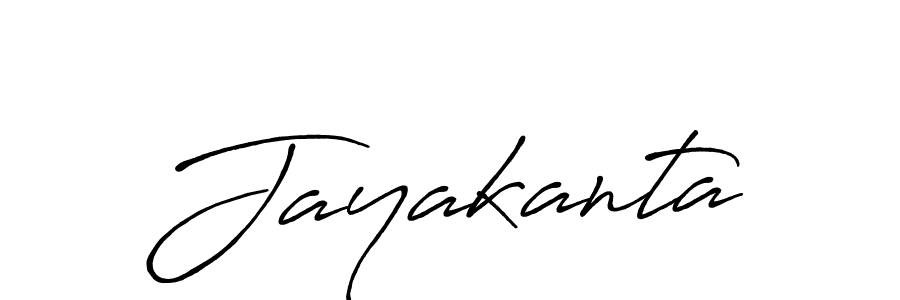 Make a beautiful signature design for name Jayakanta. With this signature (Antro_Vectra_Bolder) style, you can create a handwritten signature for free. Jayakanta signature style 7 images and pictures png