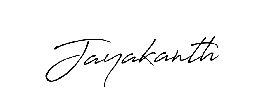 Use a signature maker to create a handwritten signature online. With this signature software, you can design (Antro_Vectra_Bolder) your own signature for name Jayakanth. Jayakanth signature style 7 images and pictures png