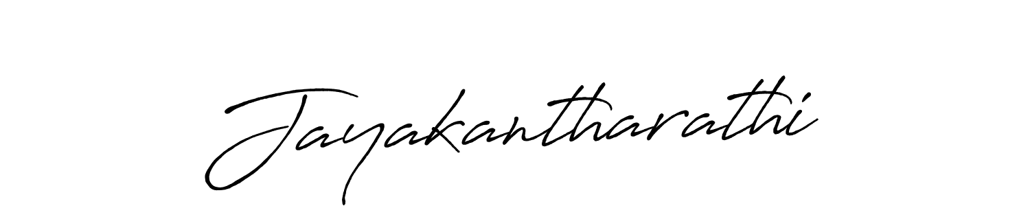 How to make Jayakantharathi name signature. Use Antro_Vectra_Bolder style for creating short signs online. This is the latest handwritten sign. Jayakantharathi signature style 7 images and pictures png