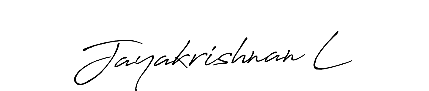 Make a beautiful signature design for name Jayakrishnan L. Use this online signature maker to create a handwritten signature for free. Jayakrishnan L signature style 7 images and pictures png