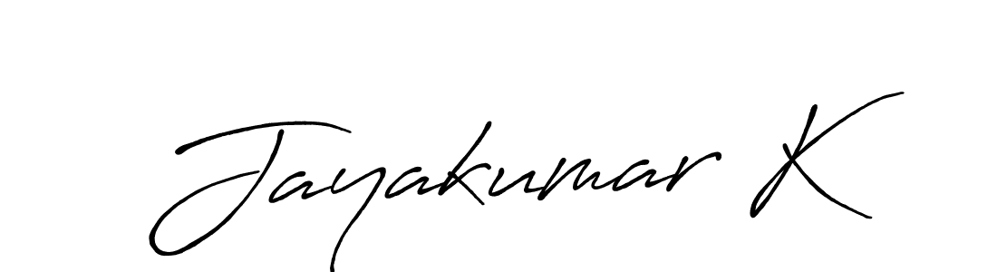 if you are searching for the best signature style for your name Jayakumar K. so please give up your signature search. here we have designed multiple signature styles  using Antro_Vectra_Bolder. Jayakumar K signature style 7 images and pictures png