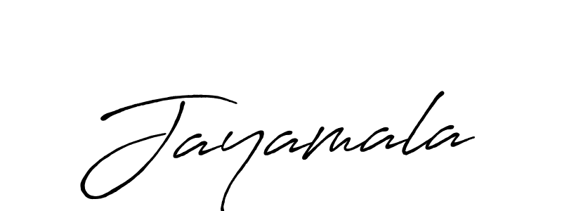 How to make Jayamala signature? Antro_Vectra_Bolder is a professional autograph style. Create handwritten signature for Jayamala name. Jayamala signature style 7 images and pictures png