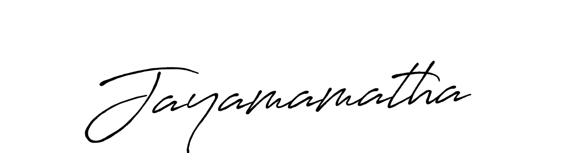Jayamamatha stylish signature style. Best Handwritten Sign (Antro_Vectra_Bolder) for my name. Handwritten Signature Collection Ideas for my name Jayamamatha. Jayamamatha signature style 7 images and pictures png