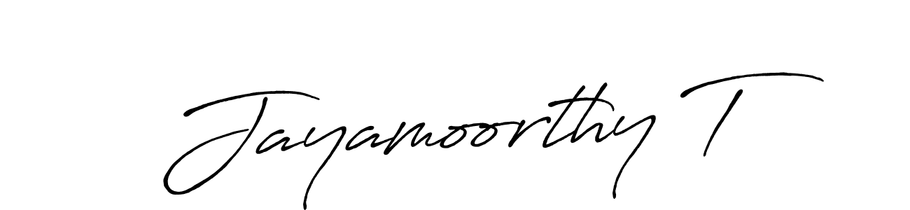 It looks lik you need a new signature style for name Jayamoorthy T. Design unique handwritten (Antro_Vectra_Bolder) signature with our free signature maker in just a few clicks. Jayamoorthy T signature style 7 images and pictures png