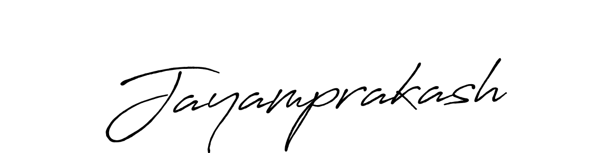 Design your own signature with our free online signature maker. With this signature software, you can create a handwritten (Antro_Vectra_Bolder) signature for name Jayamprakash. Jayamprakash signature style 7 images and pictures png
