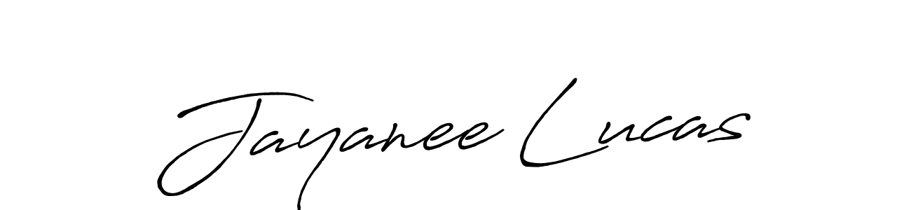 Also we have Jayanee Lucas name is the best signature style. Create professional handwritten signature collection using Antro_Vectra_Bolder autograph style. Jayanee Lucas signature style 7 images and pictures png