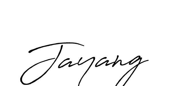 Create a beautiful signature design for name Jayang. With this signature (Antro_Vectra_Bolder) fonts, you can make a handwritten signature for free. Jayang signature style 7 images and pictures png