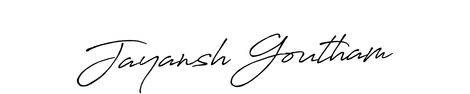 Here are the top 10 professional signature styles for the name Jayansh Goutham. These are the best autograph styles you can use for your name. Jayansh Goutham signature style 7 images and pictures png