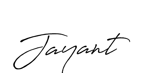 How to make Jayant signature? Antro_Vectra_Bolder is a professional autograph style. Create handwritten signature for Jayant name. Jayant signature style 7 images and pictures png