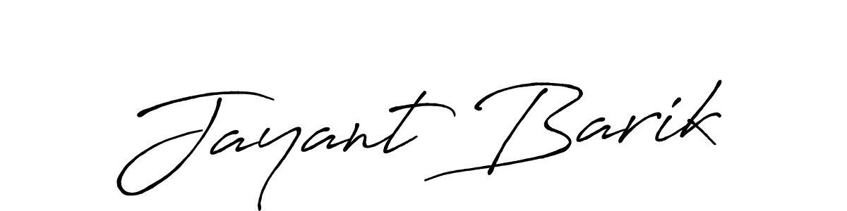 How to make Jayant Barik signature? Antro_Vectra_Bolder is a professional autograph style. Create handwritten signature for Jayant Barik name. Jayant Barik signature style 7 images and pictures png